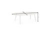 Virasat Outdoor Garden Balcony Sofa Set 2 Seater, 2 Single Seater and 1 Center Table Set, Braid & Rope (White + Blue)-VIRASAT FURNITURE & FURNISHING
