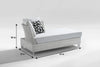 Virasat Outdoor Garden Balcony Sofa Set 3 Seater seater, 1 Double Seater, 1 Single Seater and 1 Center Table (White)-VIRASAT FURNITURE & FURNISHING