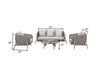 Virasat Outdoor Garden Balcony Sofa Set 3 Seater, 2 Single Seater and 1 Center Table Set (Grey)-VIRASAT FURNITURE & FURNISHING