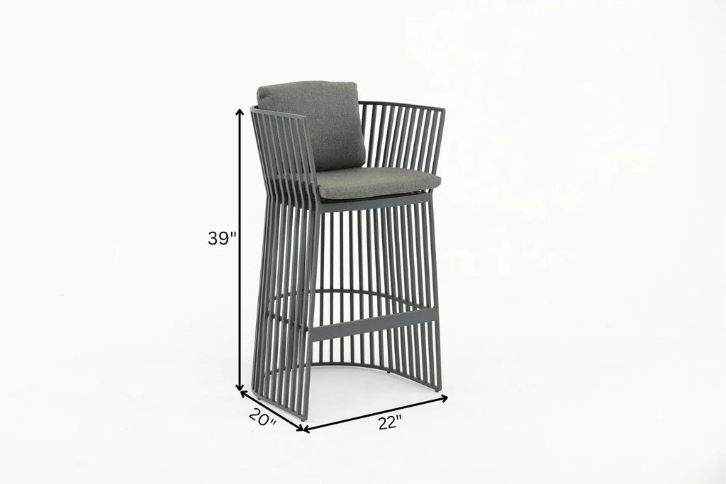 Virasat Outdoor Patio Bar Set 2 Chairs and 1 Table Set-VIRASAT FURNITURE & FURNISHING