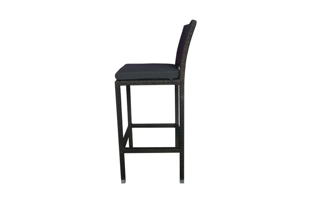 Virasat Outdoor Patio Bar Set, 4 Chairs and 1 Table For Balcony (Brown)-VIRASAT FURNITURE & FURNISHING