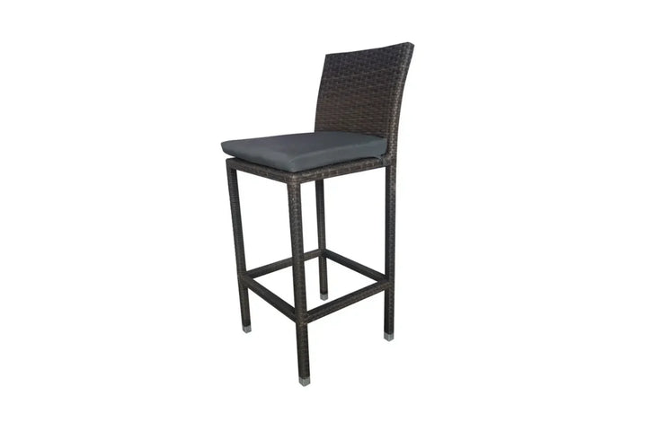 Virasat Curro Outdoor Patio Bar Set, 4 Chairs and 1 Table For Balcony (Brown)