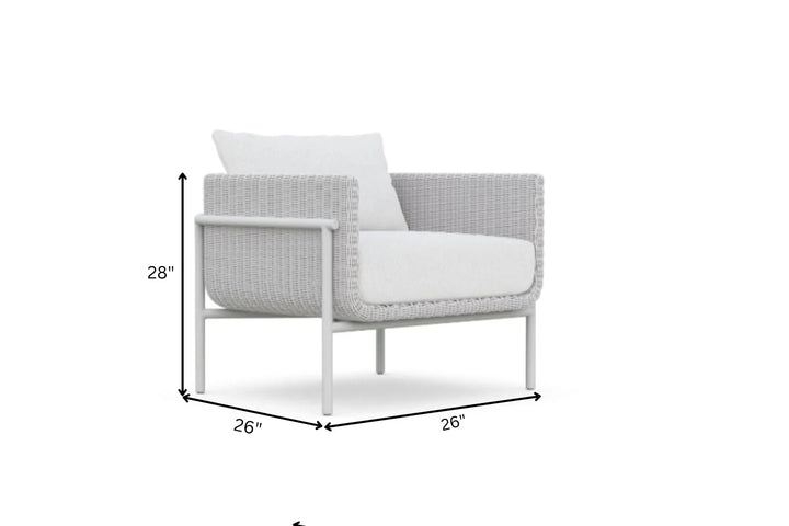 Virasat Kreios Outdoor Garden Balcony Sofa Set 2 Seater, 2 Single seater and 1 Center Table With 1 Side Table Set (White)