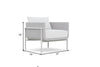 Virasat Outdoor Garden Balcony Sofa Set 2 Seater, 2 Single Seater and 1 Center Table With 1 Side Table Set (White)-VIRASAT FURNITURE & FURNISHING