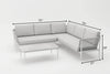 Virasat Outdoor Garden Balcony Sofa Set 5 Seater and 1 Center Table Set, Braided & Rope (Grey)-VIRASAT FURNITURE & FURNISHING