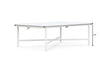Virasat Outdoor Garden Balcony Sofa Set 2 Seater, 2 Single Seater and 1 Center Table With 1 Side Table Set (White)-VIRASAT FURNITURE & FURNISHING