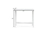 Virasat Outdoor Garden Balcony Sofa Set 2 Seater, 2 Single Seater and 1 Center Table With 1 Side Table Set (White)-VIRASAT FURNITURE & FURNISHING