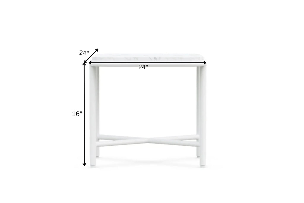 Virasat Outdoor Garden Balcony Sofa Set 2 Seater, 2 Single Seater and 1 Center Table With 1 Side Table Set (White)-VIRASAT FURNITURE & FURNISHING