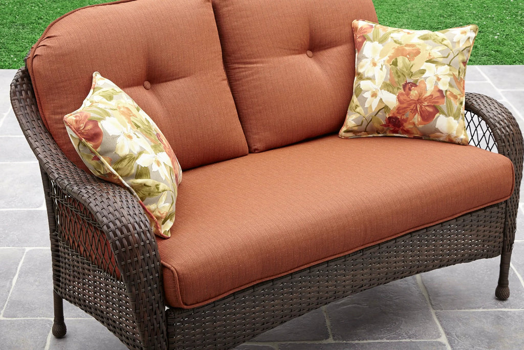 Virasat Outdoor Sofa Set 2 Seater, 2 Single Seater and 1 Center Table (Dark Brown)-VIRASAT FURNITURE & FURNISHING