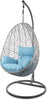 Virasat Single Seater Hanging Swing With Stand For Balcony , Garden Swing (Dark Grey)-VIRASAT FURNITURE & FURNISHING