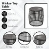 VIRASAT FURNITURE 3-Piece Outdoor Rattan Wicker Patio Set