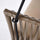 VIRASAT FURNITURE TOFULL SINGLE SEATER HANGING SWING WITHOUT STAND FOR BALCONY & GARDEN SWING (BROWN)