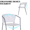 VIRASAT FURNITURE 3-Piece Outdoor White Wicker Patio Set