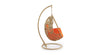 Virasat Single Seater Hanging Swing With Stand For Balcony, Garden Swing (Cream)-VIRASAT FURNITURE & FURNISHING