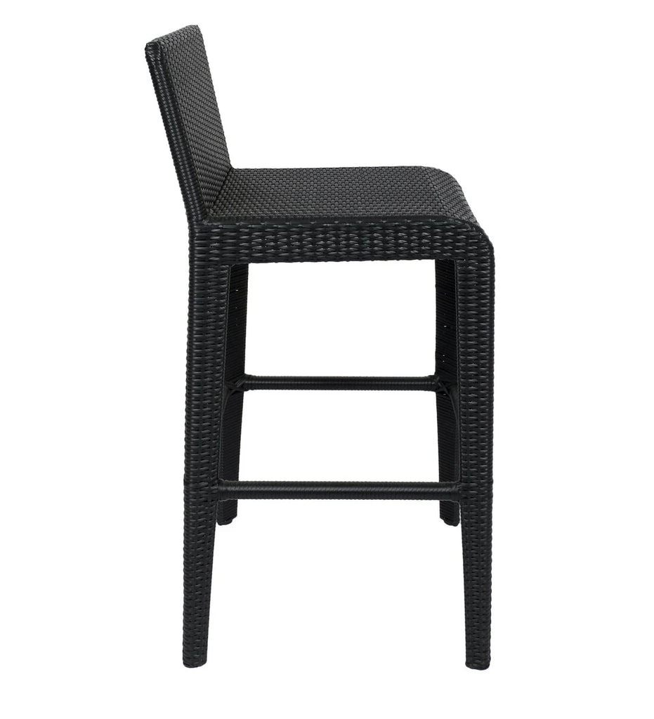 Virasat Outdoor Patio Bar Sets 2 Chairs and 1 Table Black-VIRASAT FURNITURE & FURNISHING
