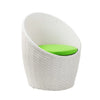 VIRASAT FURNITURE Outdoor Rattan Wicker 3-Piece Conversation Set