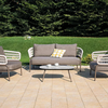 Virasat Outdoor Garden Balcony Sofa Set 2 Seater, 2 Single Seater 1 Center Table Set, Braid & Rope (Taupe + Beige)