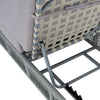 Virasat Outdoor Swimming Poolside Lounger (Grey) Braided & Rope-VIRASAT FURNITURE & FURNISHING