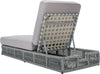 Virasat Outdoor Swimming Poolside Lounger (Grey) Braided & Rope-VIRASAT FURNITURE & FURNISHING