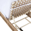 Virasat Outdoor Swimming Poolside Lounger (Tan) Braided & Rope-VIRASAT FURNITURE & FURNISHING