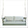 Virasat Double Seater Hanging Swing Without Stand For Balcony, Garden Swing (Beige)-VIRASAT FURNITURE & FURNISHING