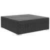 Virasat Outdoor Swimming Poolside Lounger With 1 Side Table Black Grey-VIRASAT FURNITURE & FURNISHING
