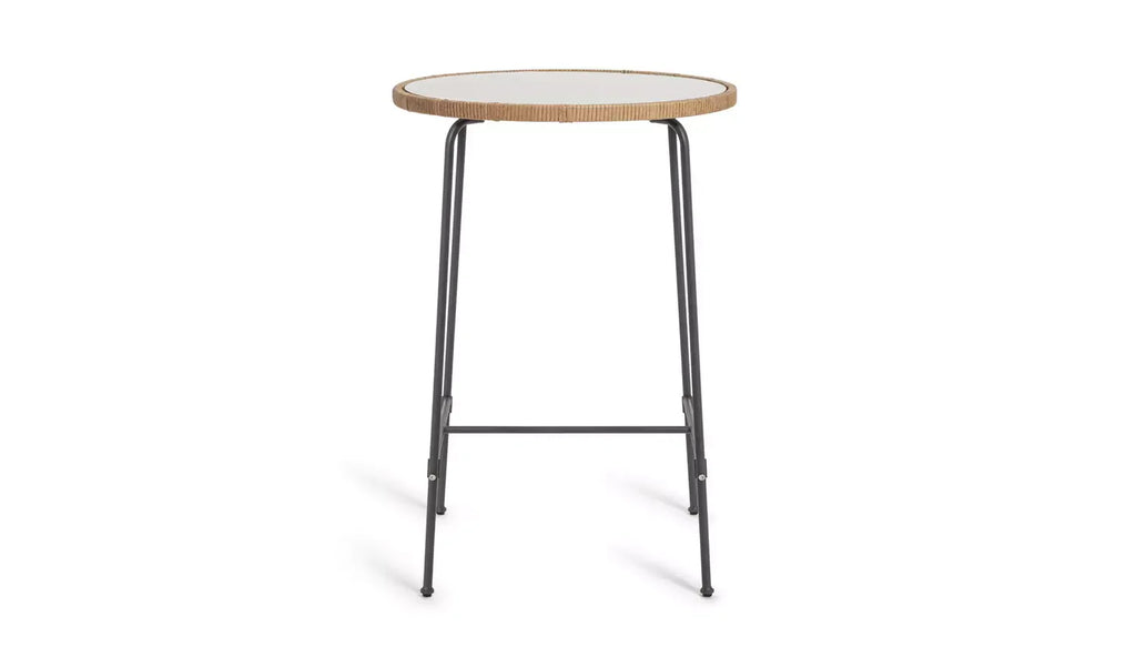 Virasat Outdoor Bar Sets 2 Chairs and 1 Table (Honey + Dark Grey)-VIRASAT FURNITURE & FURNISHING