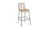 Virasat Outdoor Bar Sets 2 Chairs and 1 Table (Honey + Dark Grey)-VIRASAT FURNITURE & FURNISHING