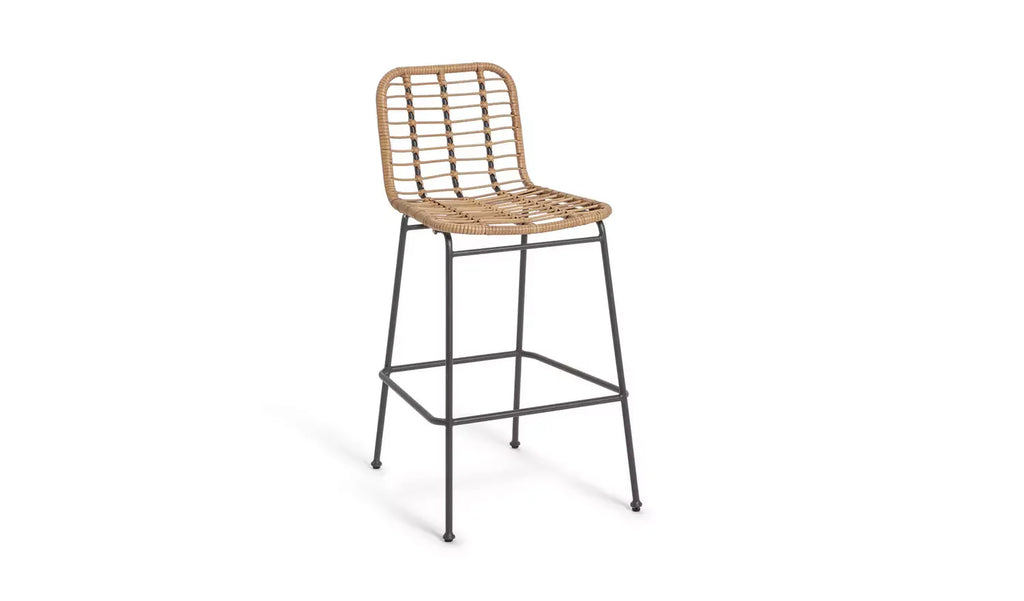 Virasat Outdoor Bar Sets 2 Chairs and 1 Table (Honey + Dark Grey)-VIRASAT FURNITURE & FURNISHING