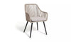 Virasat Outdoor Patio Seating Set 4 Chairs and 1 Table Set (Tan) Braided & Rope.-VIRASAT FURNITURE & FURNISHING