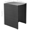 Virasat Outdoor Patio Seating Set 2 Chairs and 1 Table Set (Black)-VIRASAT FURNITURE & FURNISHING