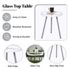 VIRASAT FURNITURE 3-Piece Outdoor White Wicker Patio Set