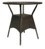 Virasat  Outdoor Patio Seating Set 4 Chairs and 1 Table Set (Brown)-VIRASAT FURNITURE & FURNISHING