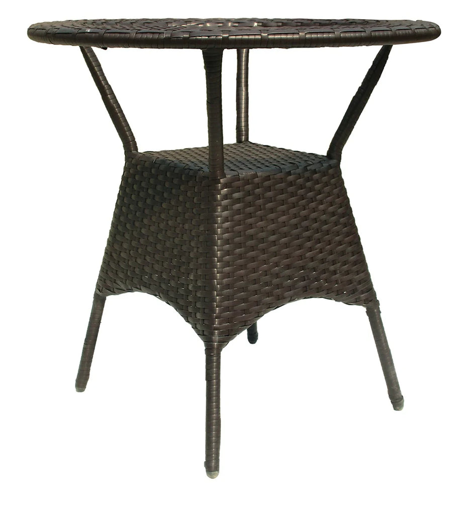 Virasat  Outdoor Patio Seating Set 4 Chairs and 1 Table Set (Brown)-VIRASAT FURNITURE & FURNISHING