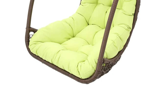 Virasat Single Seater Hanging Swing Without Stand For Balcony , Garden Swing (Dark Brown )-VIRASAT FURNITURE & FURNISHING