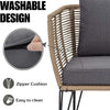 VIRASAT FURNITURE 2 SEATER PIECE OUTDOOR ROPE LOVESEAT SOFA