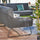 VIRASAT FURNITURE L-SHAPE OUTDOOR ROPE SOFA SET 6-SEATER WITH CENTER TABLE (GREY)