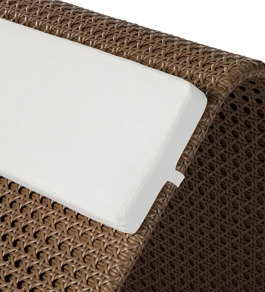 Virasat Outdoor Swimming Poolside Lounger Light Brown-VIRASAT FURNITURE & FURNISHING
