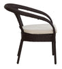 Virasat Outdoor Patio Seating Set 4 Chairs and 1 Table Set (Dark Brown)-VIRASAT FURNITURE & FURNISHING