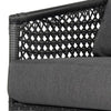 VIRASAT FURNITURE 4 SEATER L-SHAPE OUTDOOR PATIO SOFA SET WITH THICK CUSHIONS & SIDE TABLE (GREY)