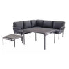 VIRASAT FURNITURE L-SHAPE OUTDOOR ROPE SOFA SET 6-SEATER (GREY)