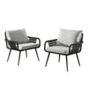 VIRASAT FURNITURE 3-Piece Rope Patio Set – Perfect for Outdoor Entertaining