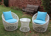 Virasat Outdoor Patio Seating Set 2 Chairs and 1 Table Set (White)-VIRASAT FURNITURE & FURNISHING