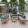 VIRASAT FURNITURE OUTDOOR ROPE SOFA SET 7-SEATER WITH OTTOMAN & CENTER TABLE (GREY)