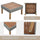 VIRASAT FURNITURE OUTDOOR ROPE SOFA SET 7-SEATER WITH OTTOMAN & CENTER TABLE (GREY)