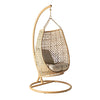 Virasat Single Seater Hanging Swing With Stand For Balcony, Garden (Honey)-VIRASAT FURNITURE & FURNISHING