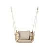 VIRASAT FURNITURE Harley Single Seater Hanging Swing Without Stand For Balcony , Garden Swing (Honey)