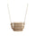 Virasat Single Seater Hanging Swing Without Stand For Balcony, Garden Swing (Honey)-VIRASAT FURNITURE & FURNISHING