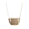 VIRASAT FURNITURE Harley Single Seater Hanging Swing Without Stand For Balcony , Garden Swing (Honey)