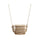VIRASAT FURNITURE Harley Single Seater Hanging Swing Without Stand For Balcony , Garden Swing (Honey)